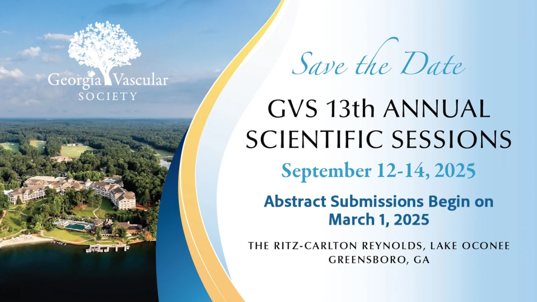 GVS 13th Annual Scientific Sessions save the date